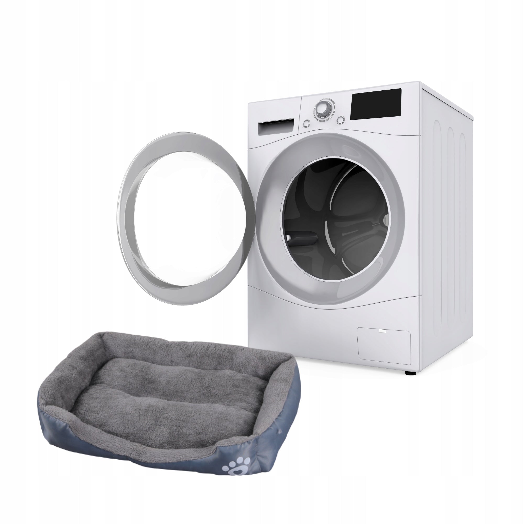 SOFT BED XXL 60x45 for cat dog warm pillow playpen couch Color gray
