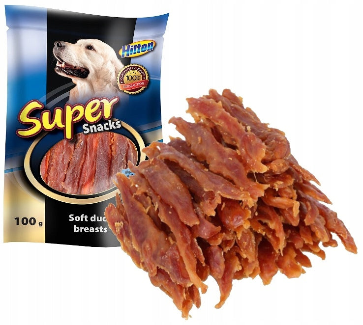 SOFT BREASTS DUCK FILLETS DOG TREAT 100g