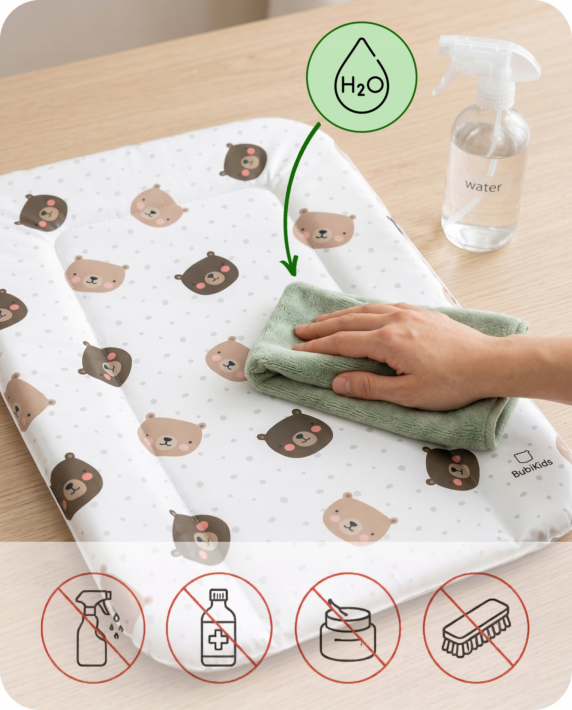 SOFT CHANGING TABLE 70x47 FLAT MAT FOR BABY DRESSER COVER Medical device no