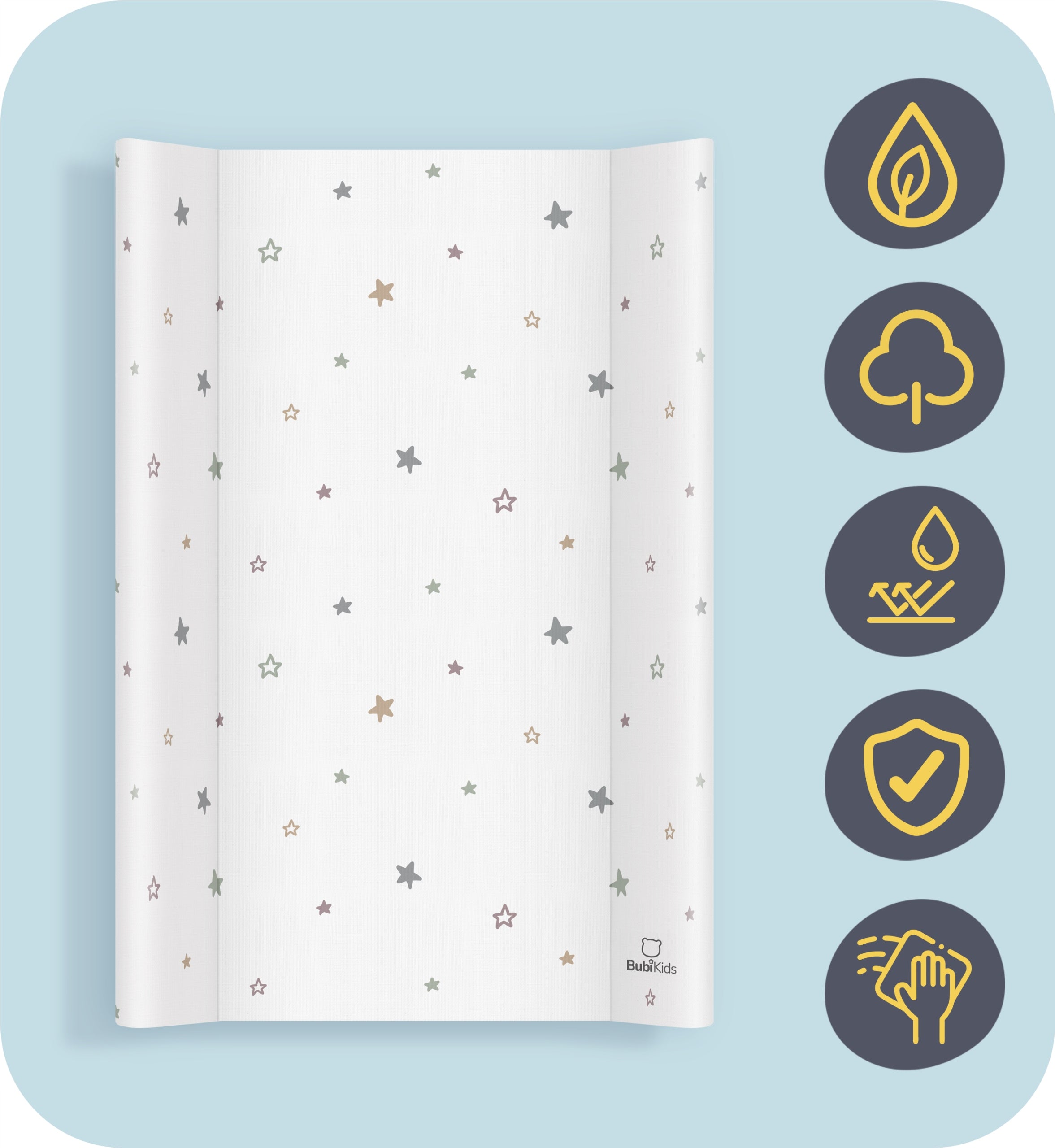 SOFT CHANGING TABLE 70x47 PROFILED BABY DRESSER COVER MAT Packaging status original