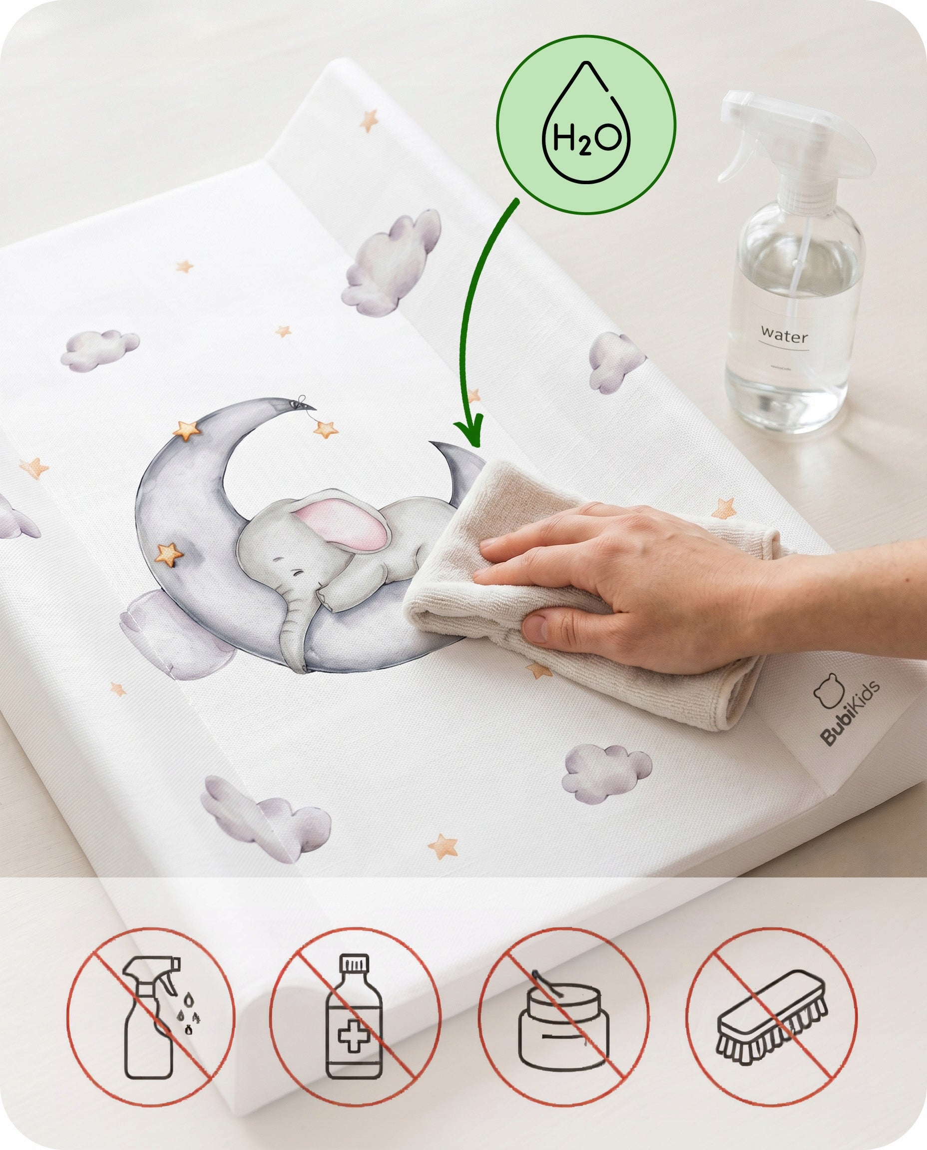 SOFT CHANGING TABLE 70x47 PROFILED SOFT MAT FOR DRESSER COVER Medical device no