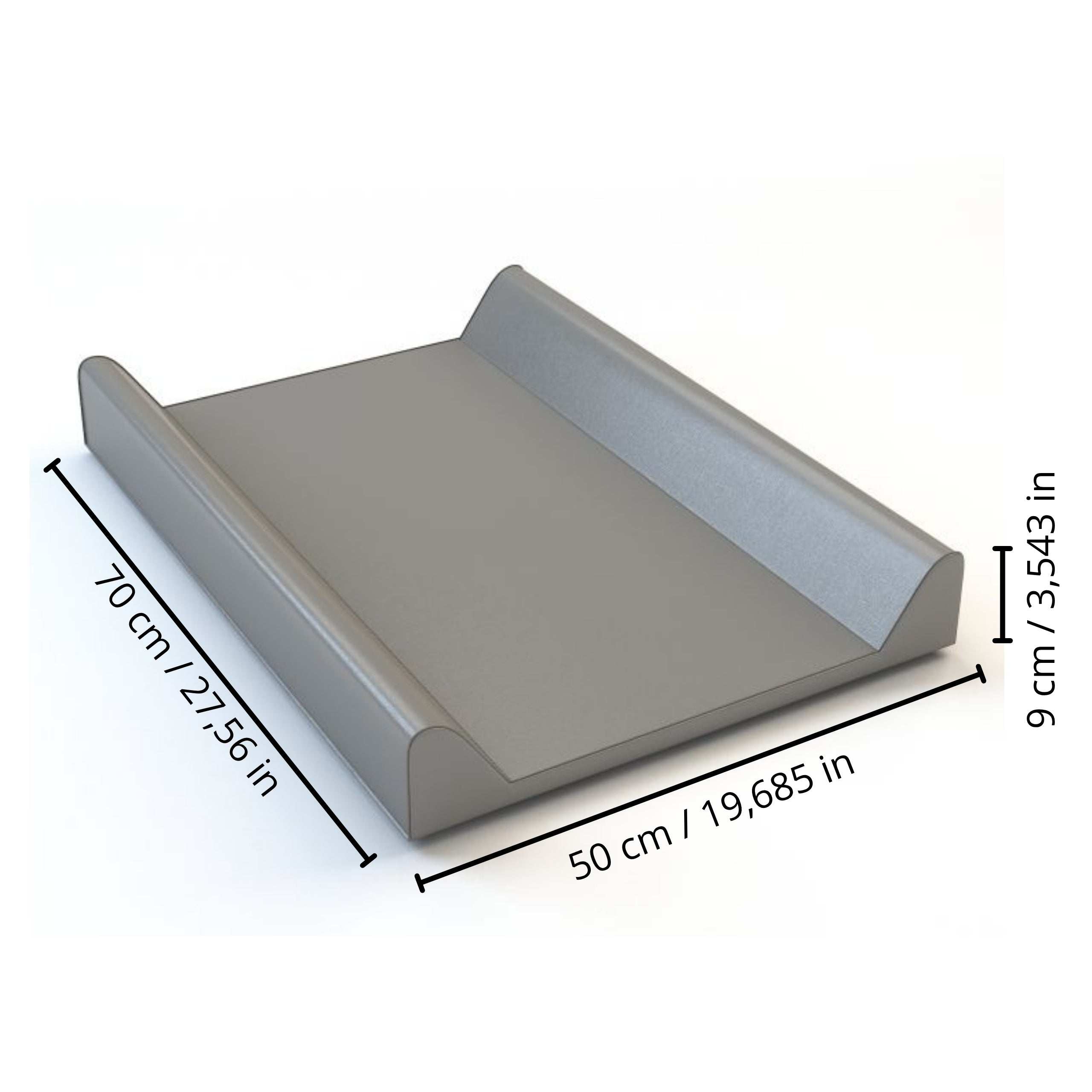 SOFT CHANGING TABLE 70x50 PROFILED SOFT MAT FOR CHEST OF DRAWERS AMIKU Manufacturer code AMIKU-PM701000
