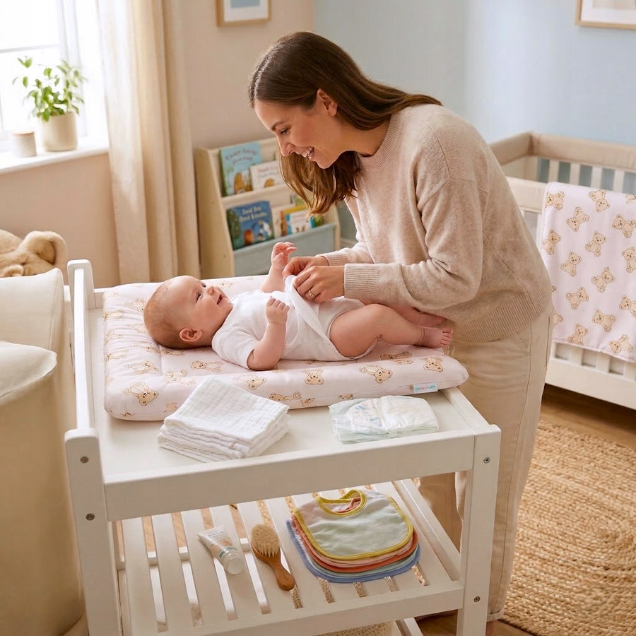 SOFT CHANGING TABLE FOR CHEST OF DRAWERS WATERPROOF 50x70cm BABYMAM Packaging status original