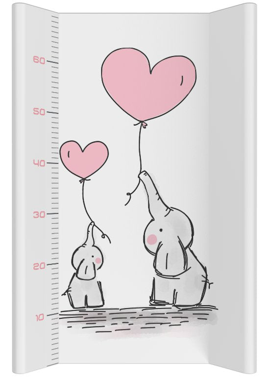 SOFT CHANGING TABLE FOR CHEST OF DRAWERS WATERPROOF 70x47 ELEPHANTS