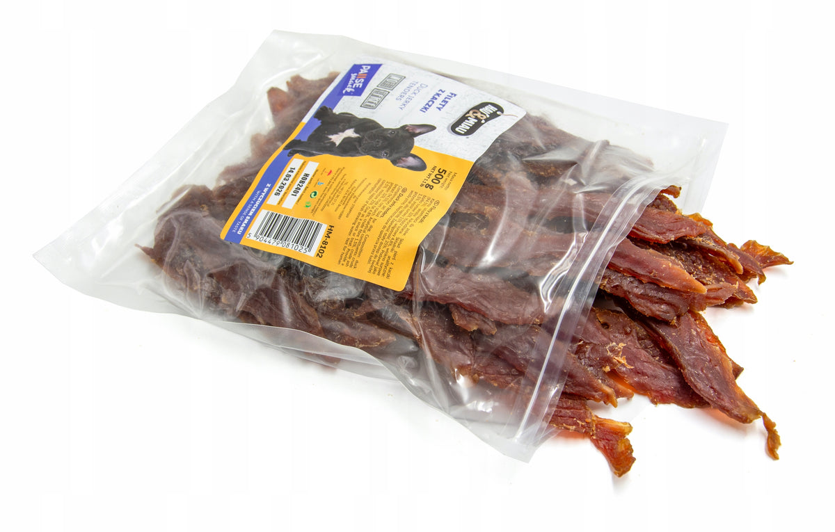 SOFT DUCK FILLETS MEAT TREATS DOG CHEWS 94% MEAT Flavor duck