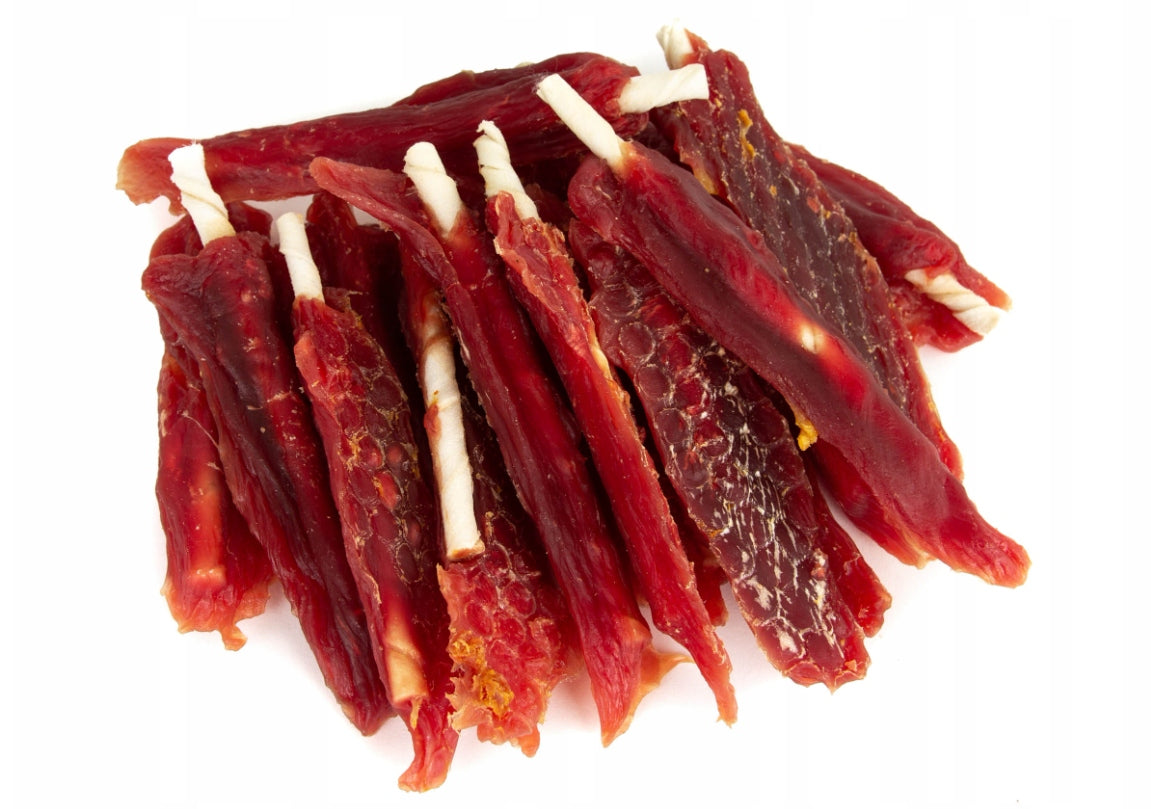 SOFT DUCK FILLETS ON A STICK 500g - DOG TREAT