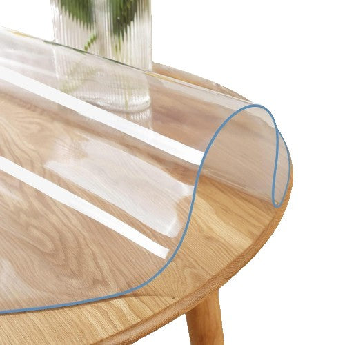 SOFT GLASS Protective Mat VRT TABLE TOP PAD 2mm x 100cm ROUND