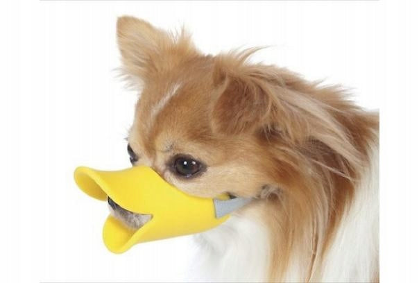 SOFT SILICONE MUZZLE FOR DOG DUCK DOG