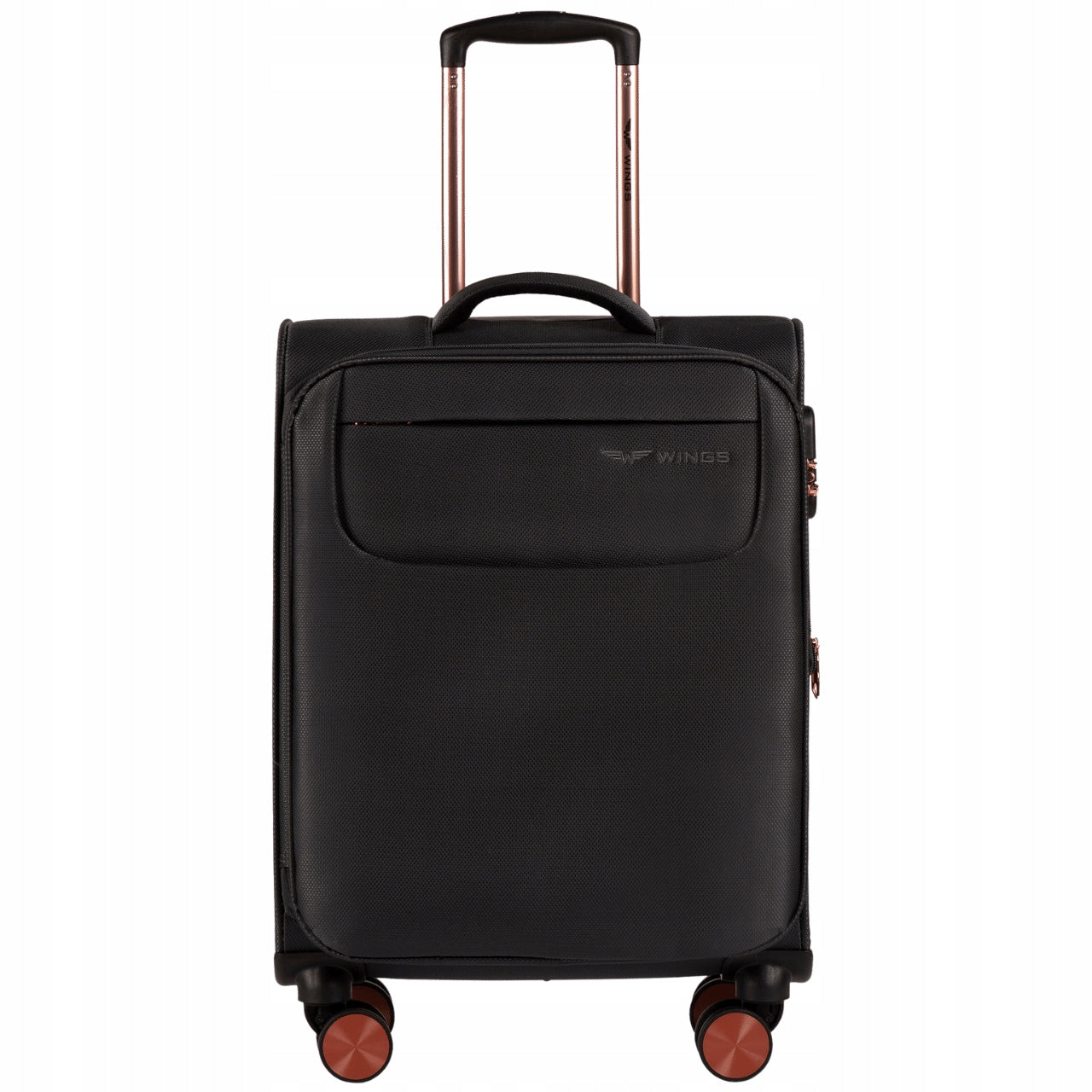 SOFT SUITCASE WINGS SMALL CABIN S LIGHT 38L EXPANDABLE 4 WHEELS TRN01G EAN (GTIN) 5905947765959