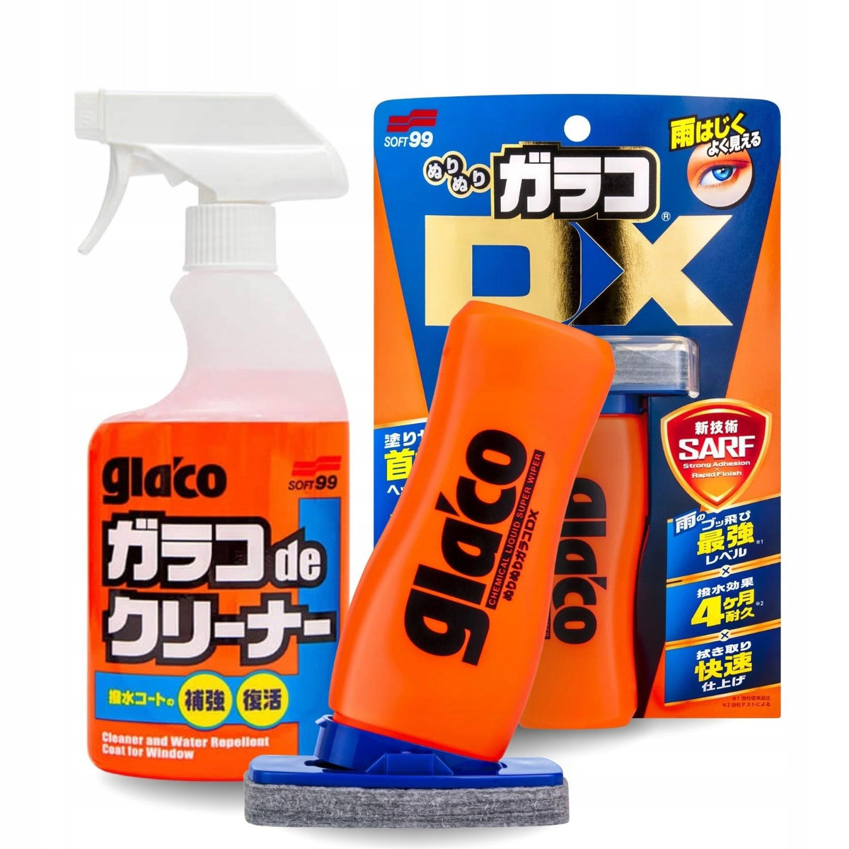 SOFT99 Glaco DX Glass Cleaner with Water Repellent - 400ml