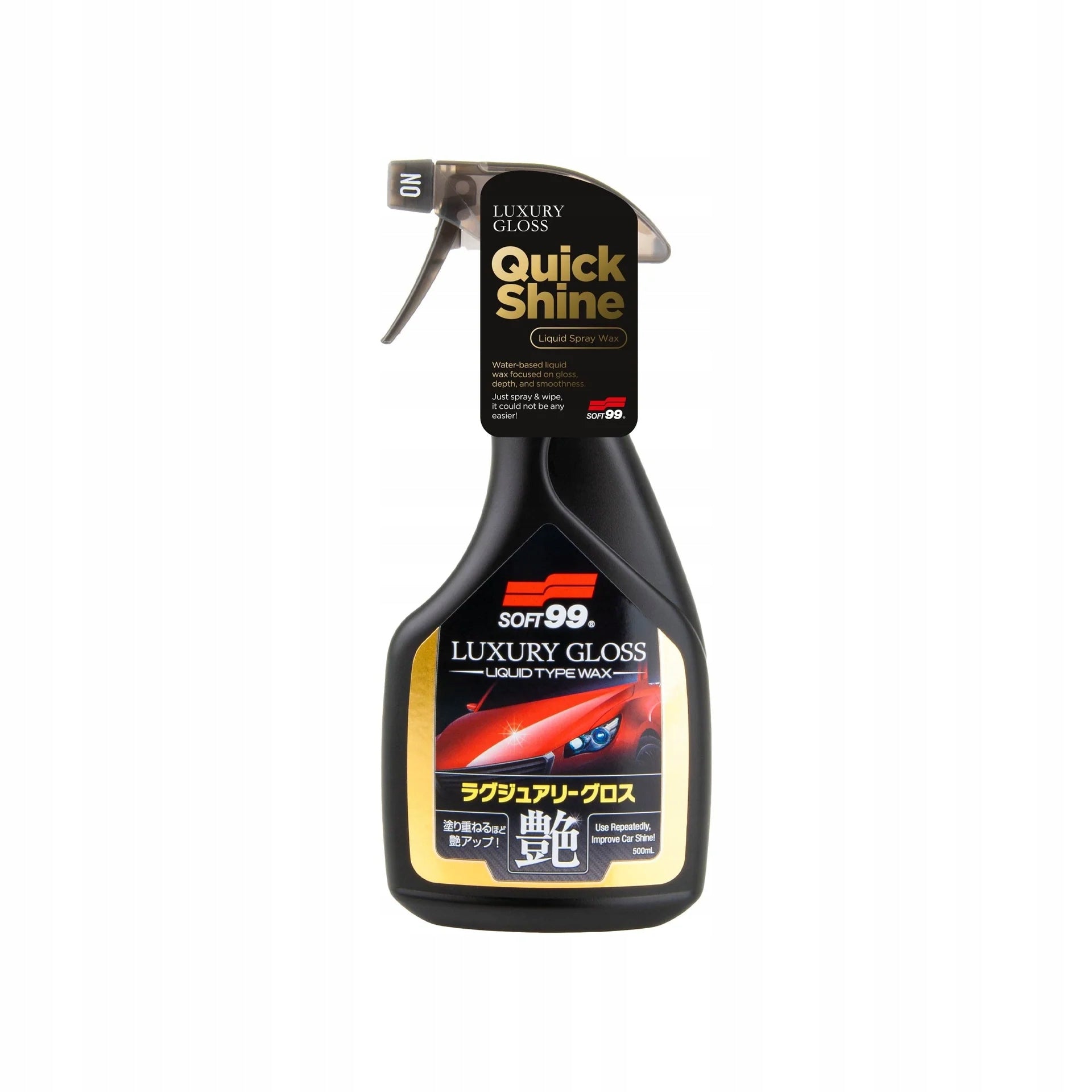 SOFT99 Luxury Gloss 500ml liquid wax/gloss spray & wipe