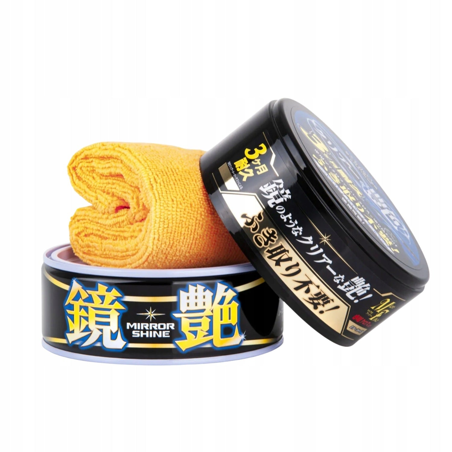 SOFT99 Mirror Shine Wax Dark 200g Packaging status original