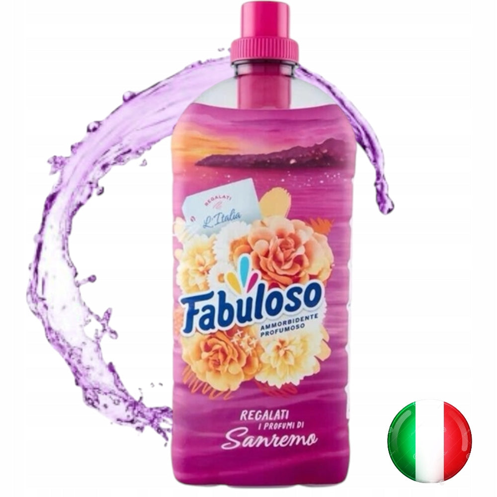 SOFTENER FABULOSO FLORAL SANREMO EFFICIENT PERFUMED 1,7L 77 WASHES IT