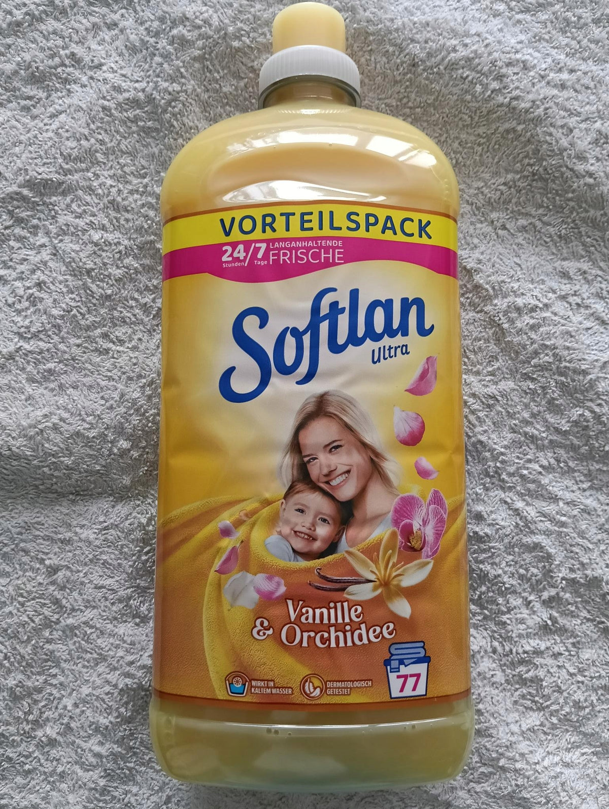 SOFTENER SOFTLAN ULTRA VANILLE & ORCHIDS 77 WASHES 1,7L. FROM GERMANY