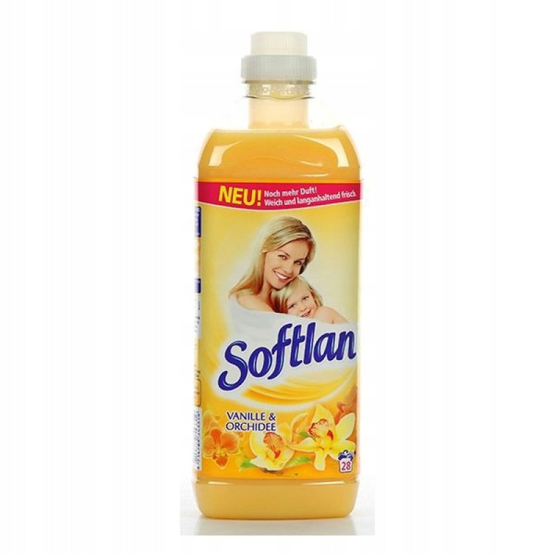 SOFTLAN RINSE LIQUID 1L VANILLE Yellow Washing Liquid Great
