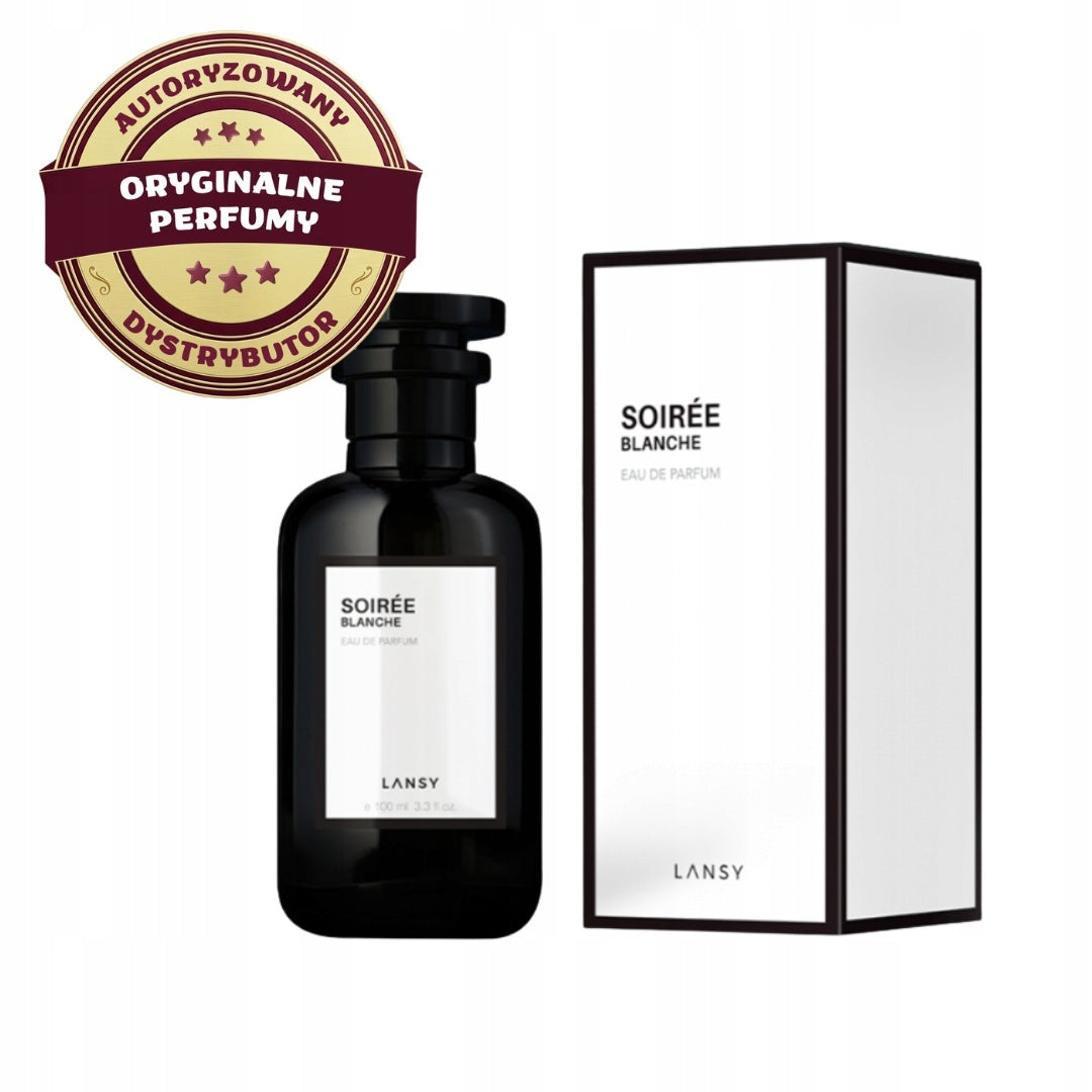 SOIREE BLANCHE UNISEX ARABIC PERFUME 100 ML LANSY EDP LEATHER - AMBER