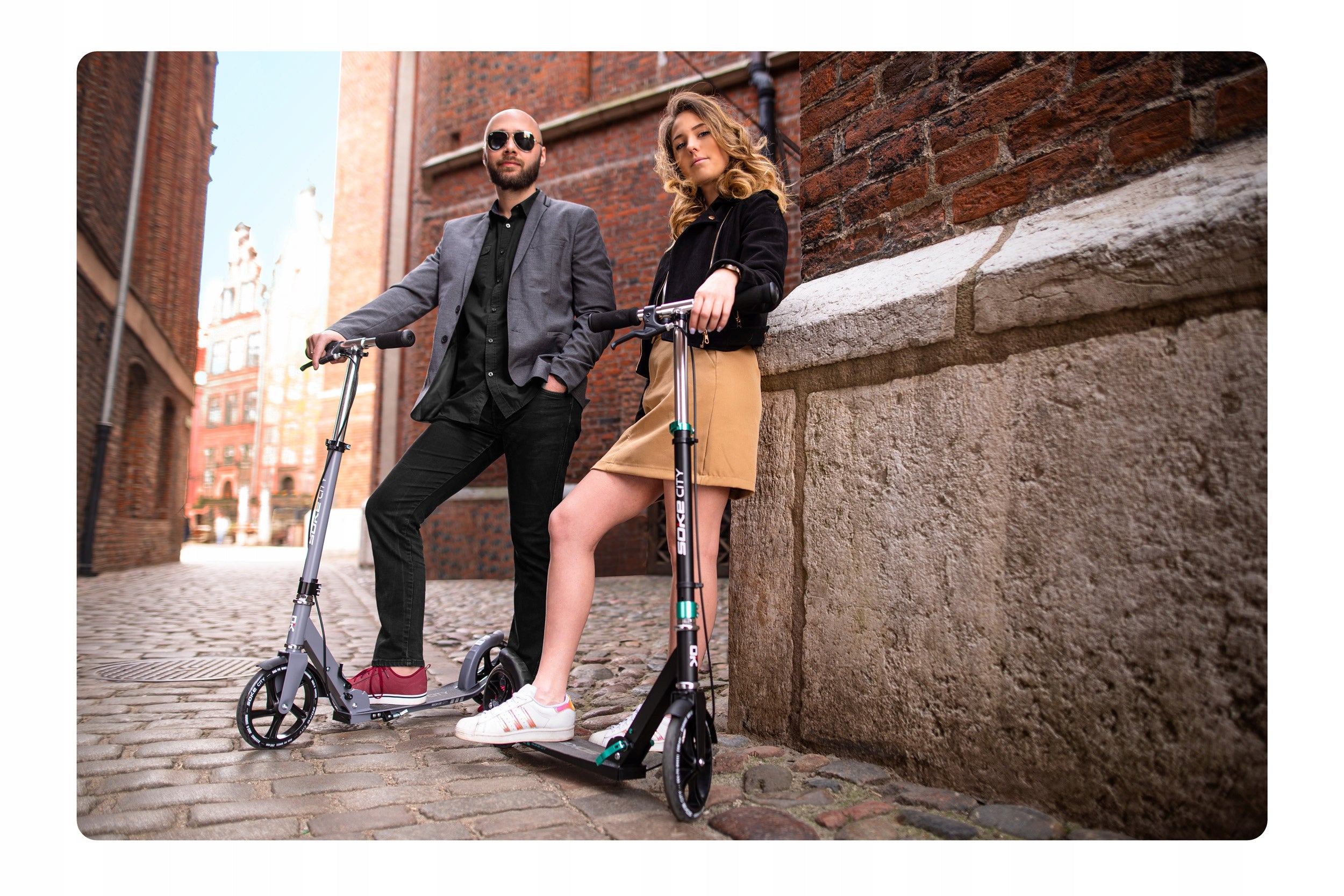 SOKE CITY Scooter LARGE FOLDING WHEEL STRAP 20cm RECREATIONAL DURABLE Number of wheels 2