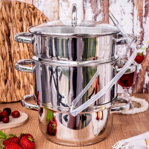 SOKOWNIK ZE STALI NIERDZEWNEJ 8L INDUKCJA GAZ Manufacturer code 5220