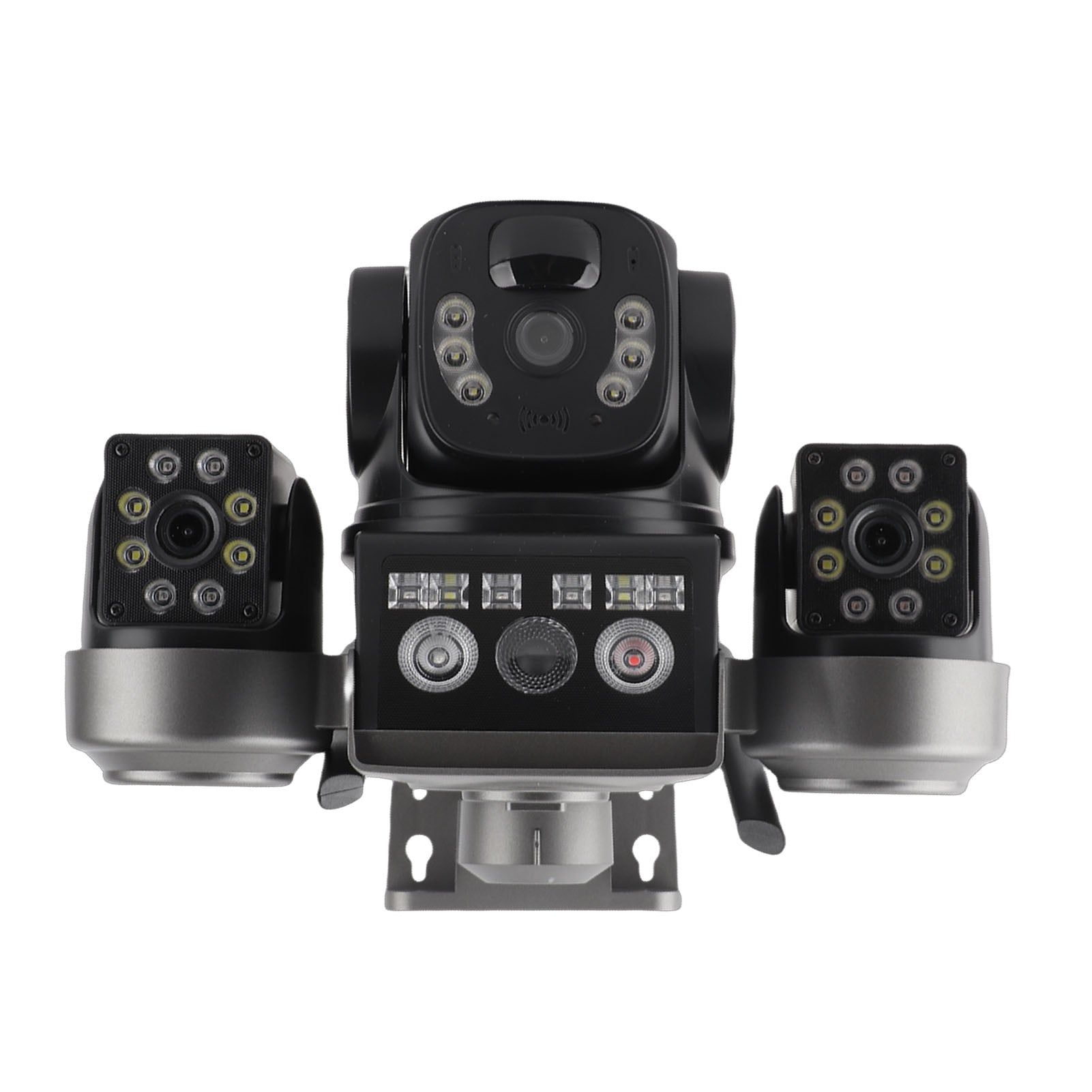 SOLAR CAMERA 4G OUTDOOR THREE HD LENSES 3X3MP SIM LTE CARD Brand no brand