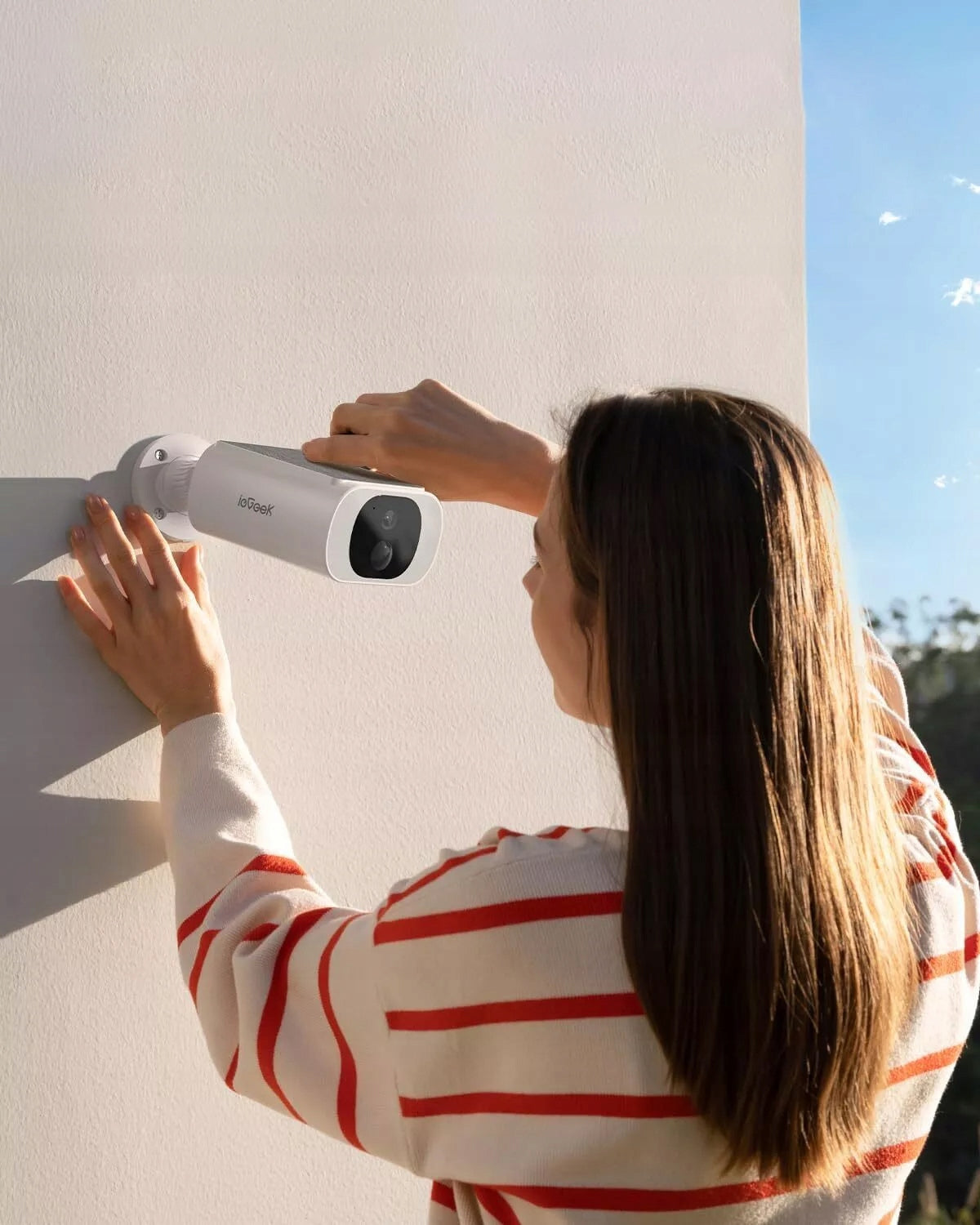 SOLAR CAMERA IP SMART SECURITY WIFI 3MPX 2K 2.4GHz FOR SURVEILLANCE Packaging status original