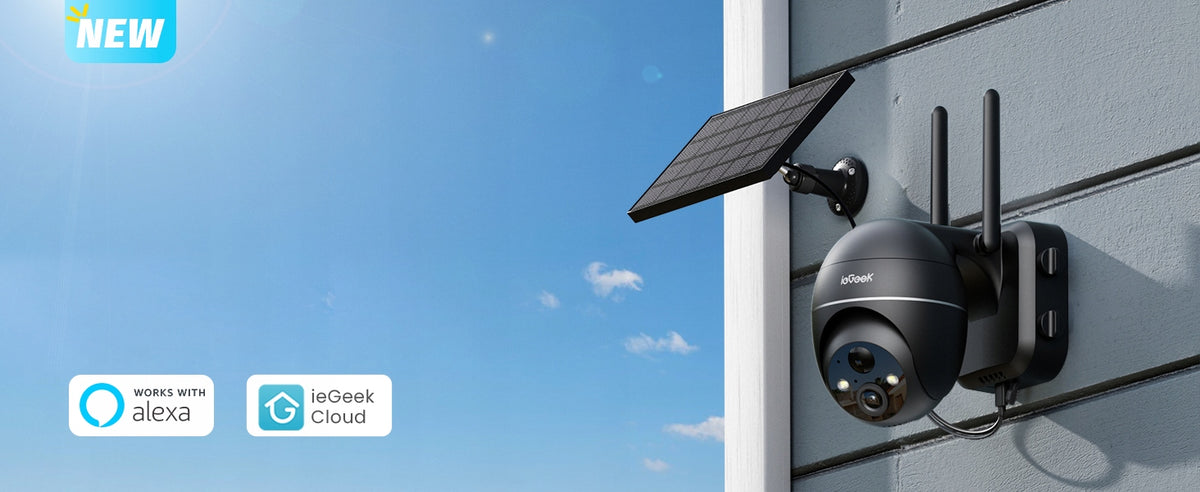SOLAR CAMERA OUTDOOR ROTATING IP WIFI 4K 5MPx 4x ZOOM Wireless Packaging status original
