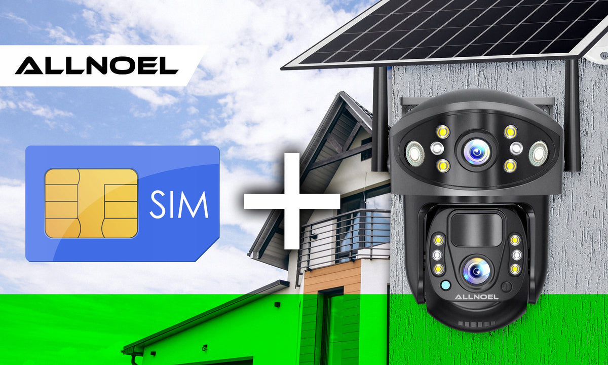 SOLAR CAMERA ROTATING 2 LENSES 10MPx FOR 4G WIRELESS SIM CARD Manufacturer code KAMERA SOLARNA 10MPx NA KARTĘ SIM