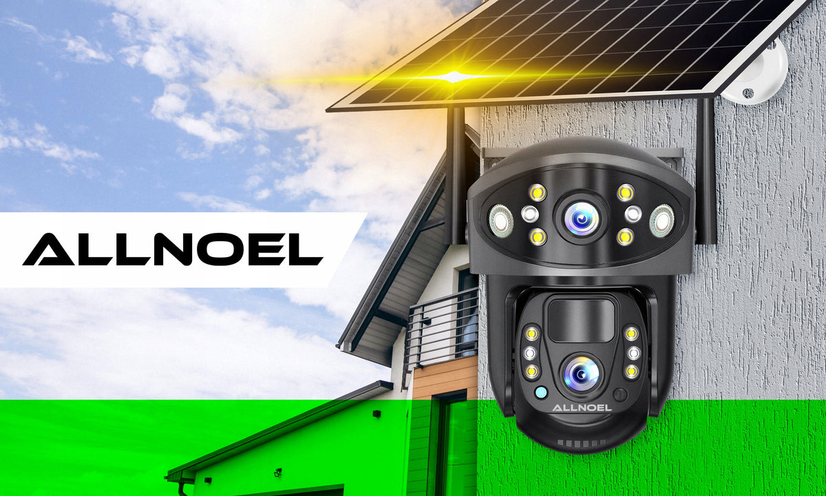 SOLAR CAMERA ROTATING 2 LENSES 10MPx FOR 4G WIRELESS SIM CARD Packaging status original