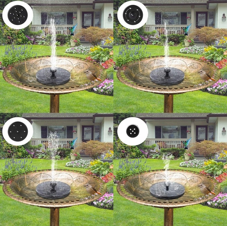 SOLAR FOUNTAIN FLOATING FOR POND WATER GARDEN WATER PUMP 16cm Packaging status original