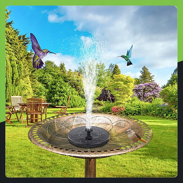 SOLAR FOUNTAIN FLOATING FOR POND WATER PUMP GARDEN WATER Packaging status original