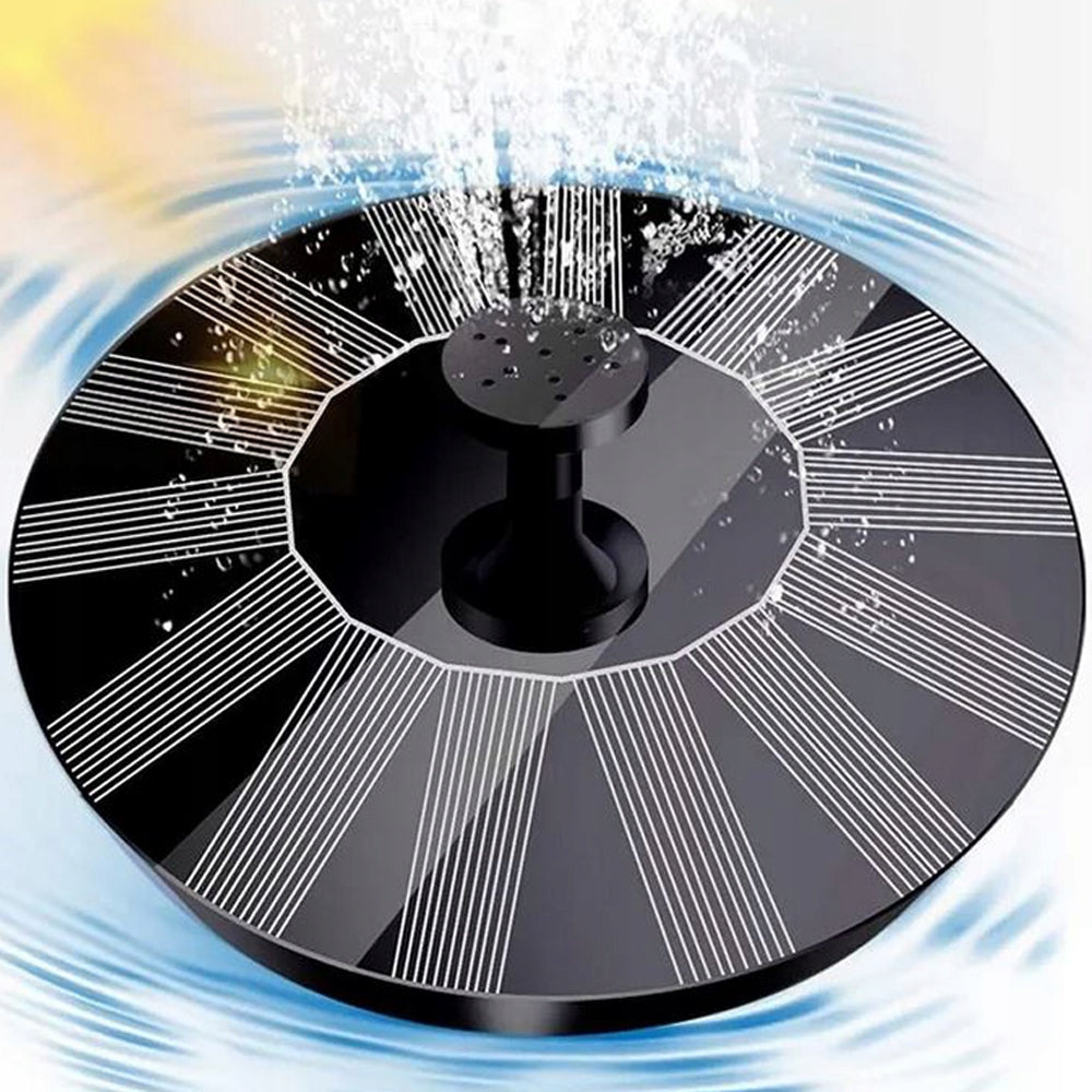 SOLAR FOUNTAIN FLOATING FOR POND WATER PUMP GARDEN WATER