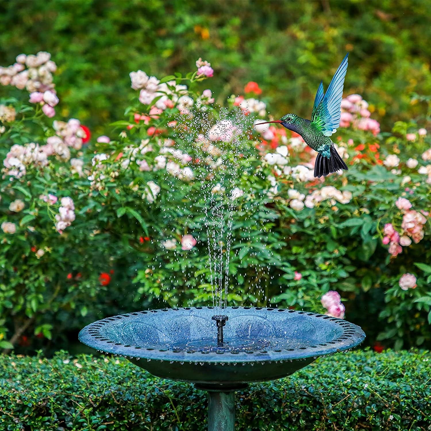 SOLAR FOUNTAIN POND PUMP FOUNTAIN PUMP WITH 6 NOZZLES 1.5W Manufacturer code BHTTT554