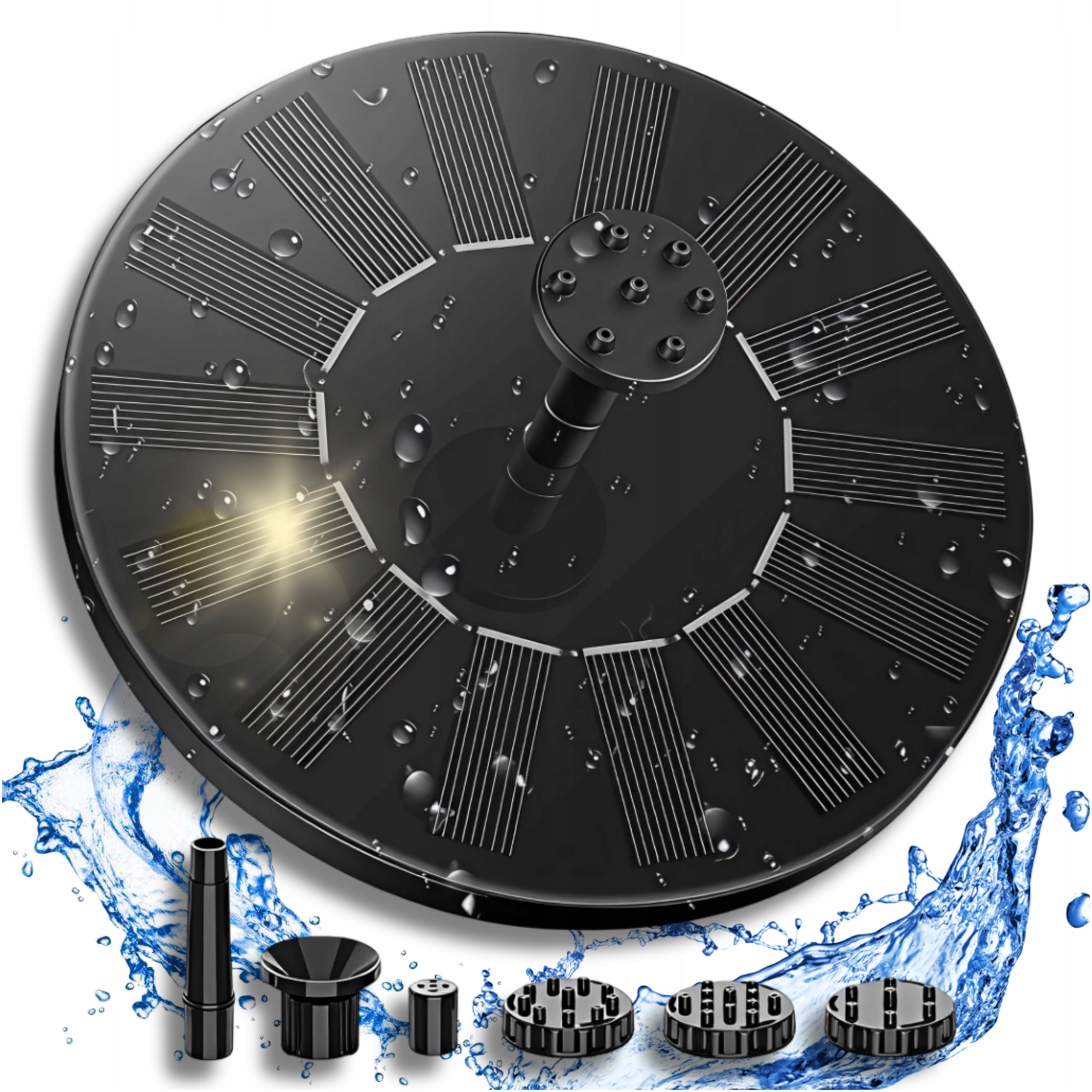 SOLAR GARDEN FOUNTAIN FLOATING WATER PUMP GARDEN POND