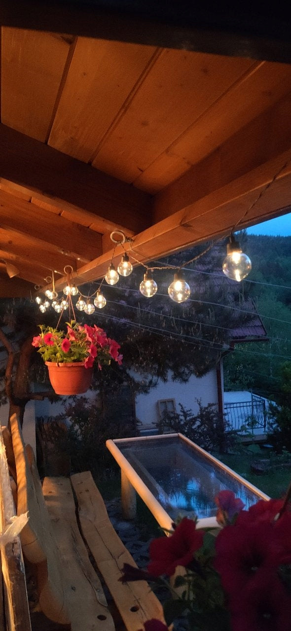 SOLAR GARDEN GARLAND 5.68 m 20 LED lights GARDEN BALCONY TERRACE PLOT EAN (GTIN) 5904422724870