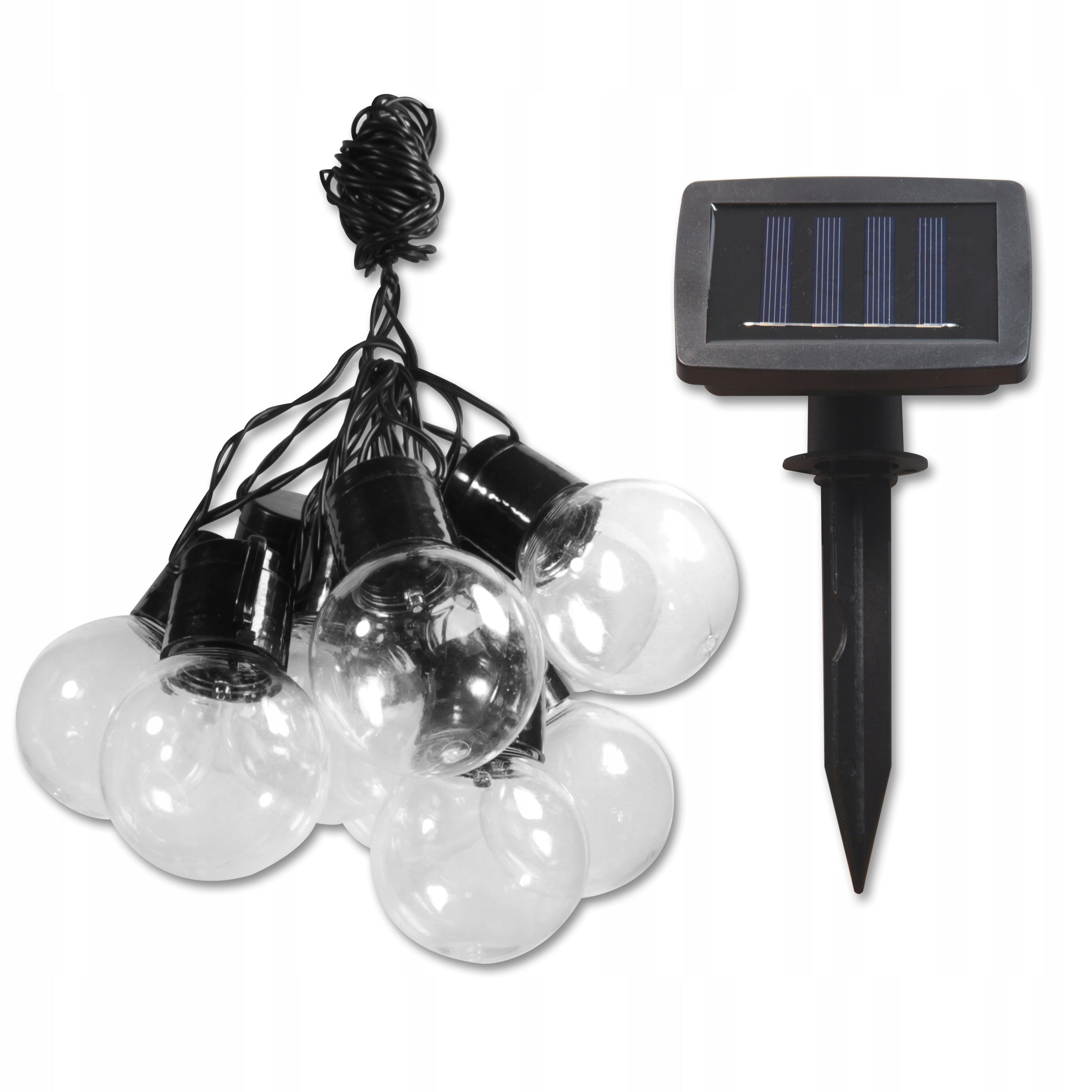 SOLAR GARDEN GARLAND LED BALLS 3m 10x 335cm FOR BALCONY TERRACE PLOT EAN (GTIN) 5904703014102
