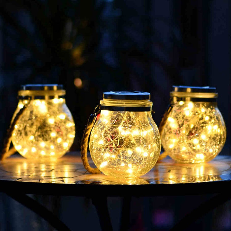 SOLAR GARDEN LAMP JAR Solar Lantern - 20LED XXL FROST EFFECT Manufacturer code FOCLA_RCJ-07-WW_JAR 2