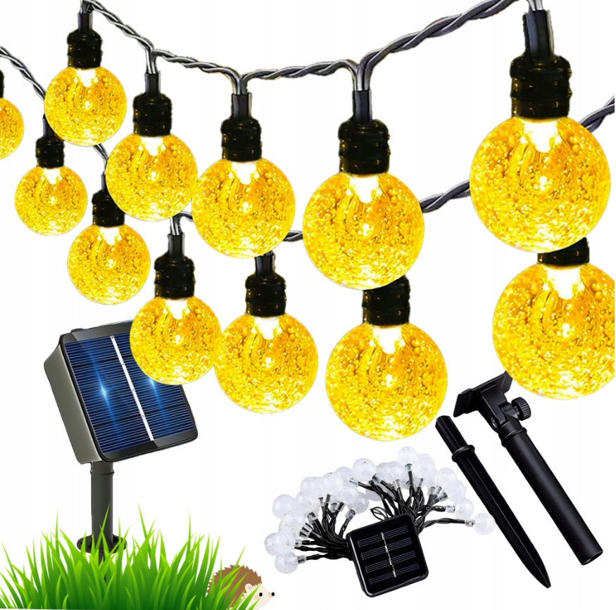 SOLAR GARLAND 10m 100 LED Light Solar Garden Lights 10m GARDEN