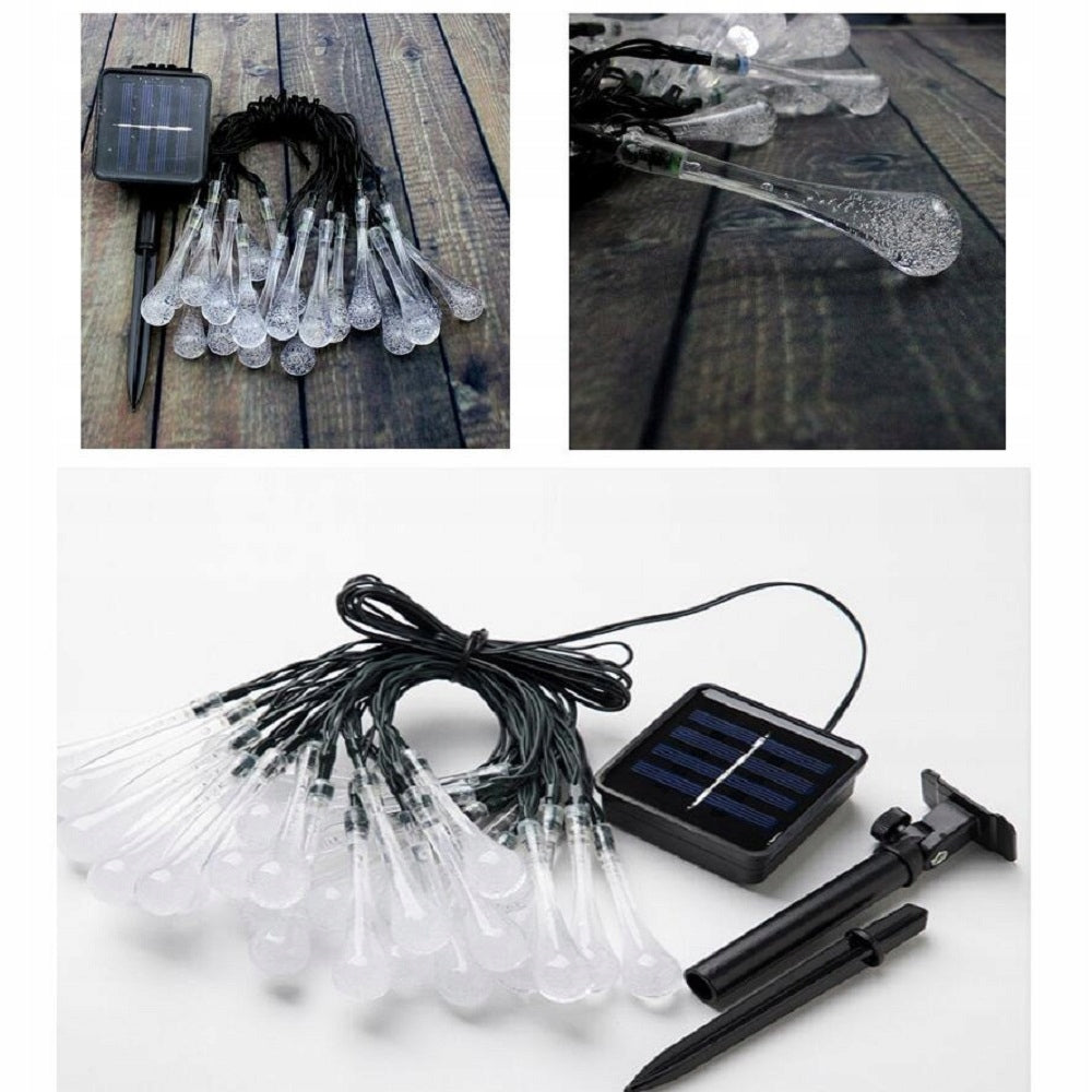SOLAR GARLAND, TEARS GARDEN LAMPS, 40 LEDs Manufacturer code SDC-S40LED-6M