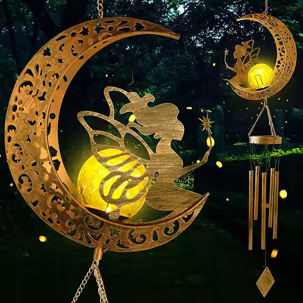 SOLAR LAMP BELLS, SOLAR WIND CHIMES SOLAR LAMP FOR BALCONY