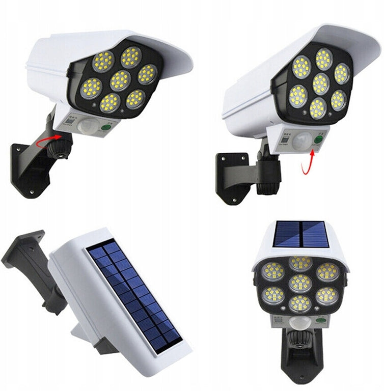 SOLAR LAMP DUMMY CAMERA MONITORING MOTION GARDEN SENSOR + REMOTE CONTROL Manufacturer code C956