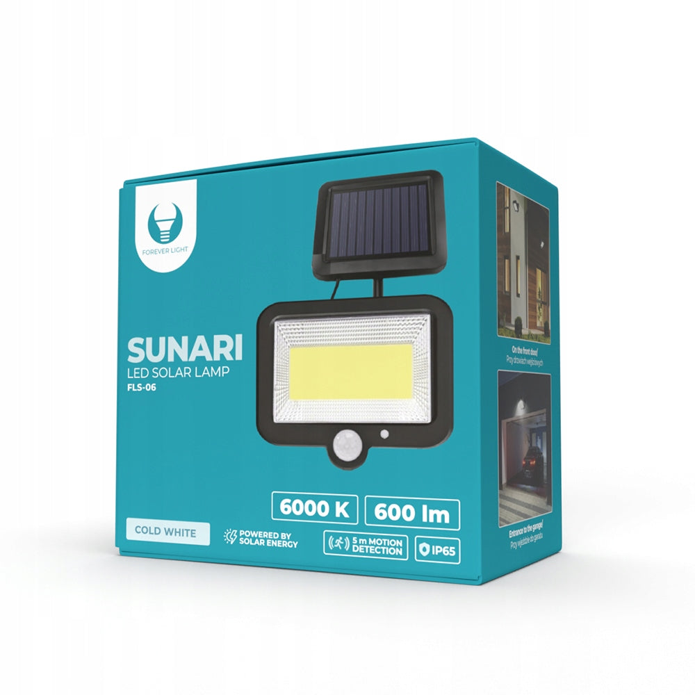 SOLAR LAMP FOR BACKYARD FOREVER LIGHT 8W 600lm 6000K 1800mAh