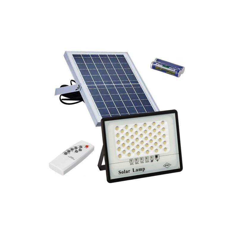 SOLAR LAMP HALOGEN SOLAR FLOODLIGHT LED PANEL 400W MULTI WITH REMOTE CONTROL Packaging status original