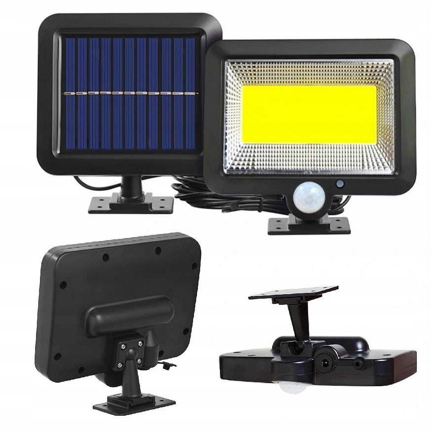 SOLAR LAMP WITH MOTION AND DUSK SENSOR 100 LED