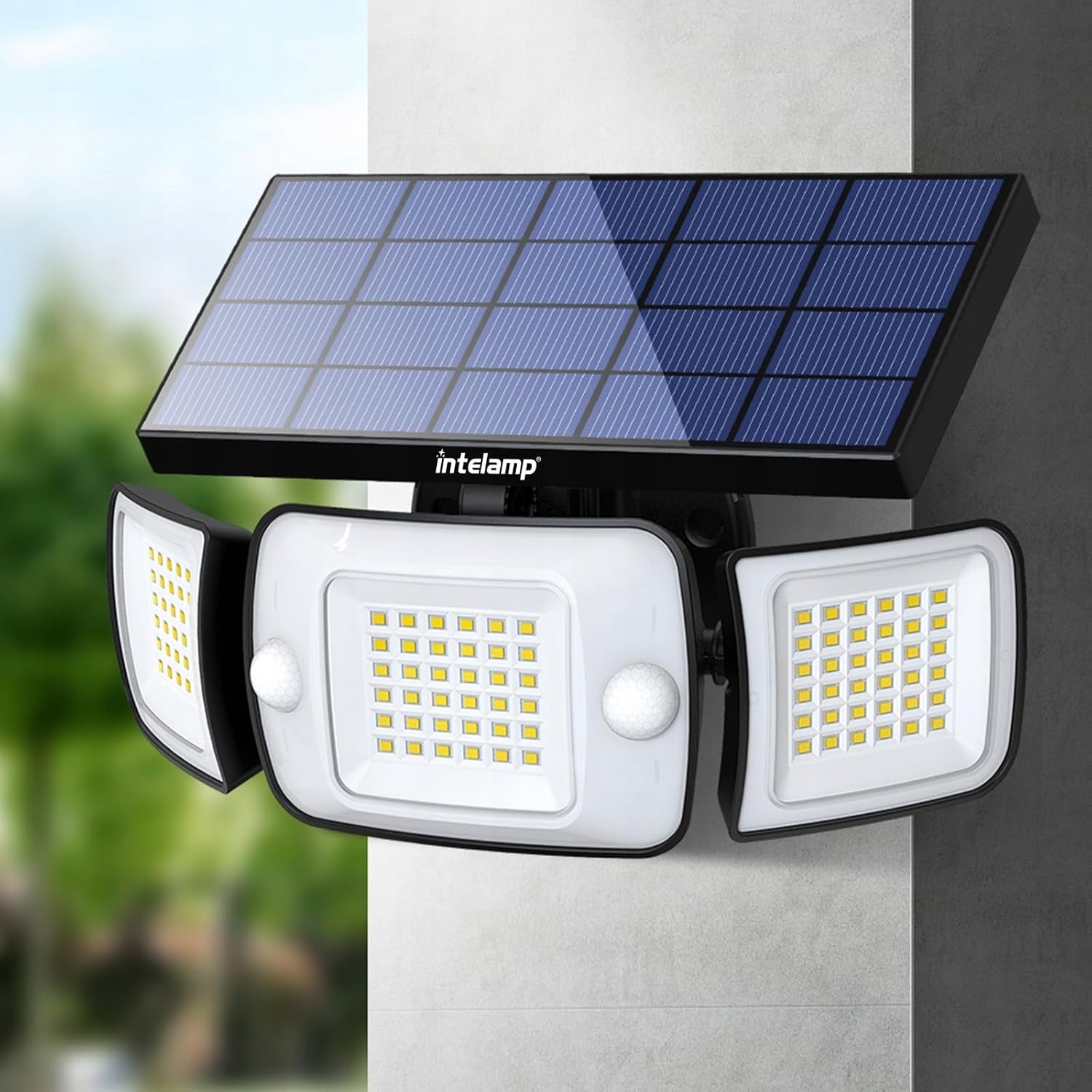SOLAR LAMPS WITH MOTION SENSOR LED 108 6000MAH IP65 OUTDOOR
