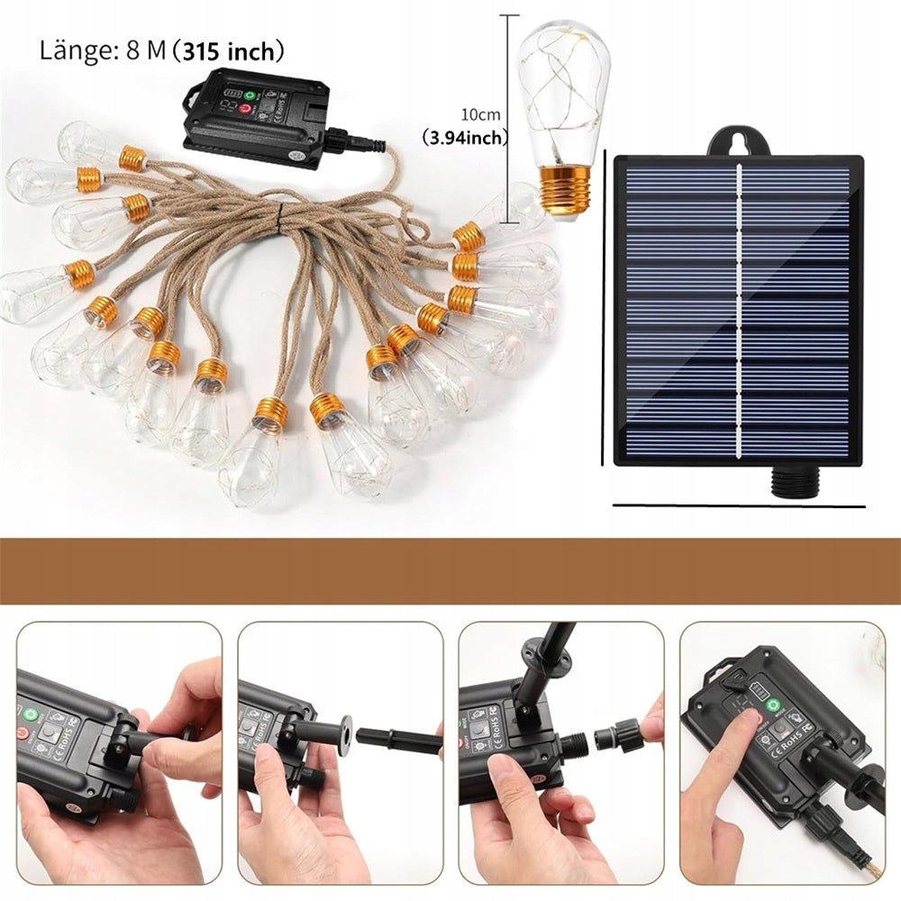SOLAR LIGHT CHAIN OUTDOOR SOLAR LANTERN OUTDOOR, FOR Brand no brand