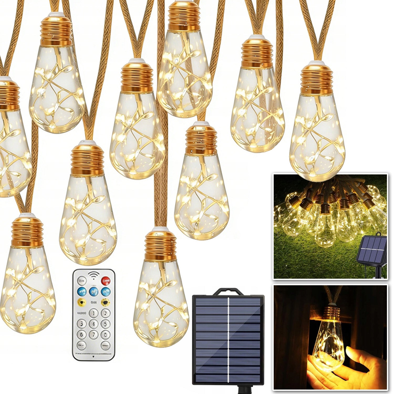 SOLAR LIGHT CHAIN OUTDOOR SOLAR LANTERN OUTDOOR, FOR