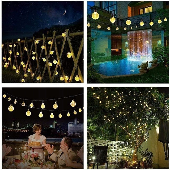 SOLAR LIGHTS 22m 200LED GARDEN GARLAND LONG Garland For Garden Packaging status original
