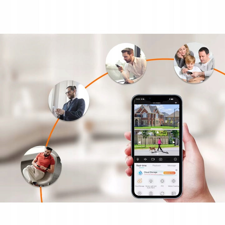 SOLAR OUTDOOR CAMERA WIFI IP DOUBLE SMART 8MP QHD 8MP ZOOM TRACKING Packaging status original