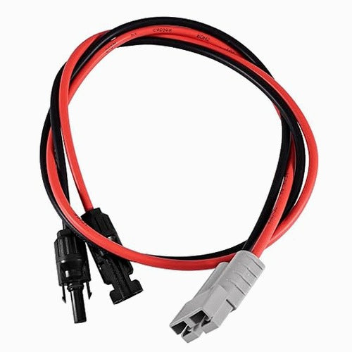 SOLAR PLUG ANDERSON 50A CABLE 1M FOR PHOTOVOLTAIC PANELS steel