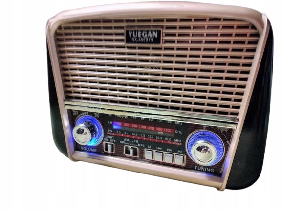 SOLAR RADIO PORTABLE RETRO RECHARGEABLE SOLAR USB bluetooth purely plays years