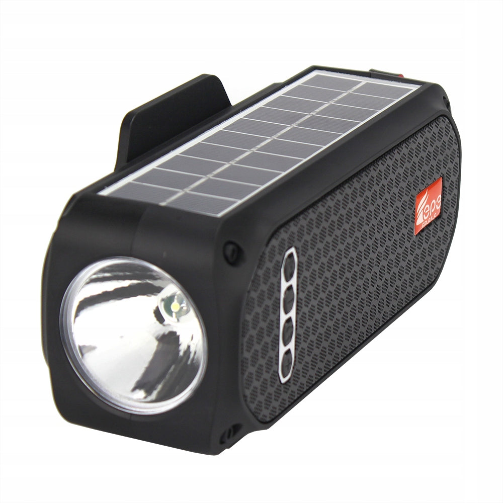 SOLAR RADIO WIRELESS PORTABLE BLUETOOTH SPEAKER TORCH EAN (GTIN) 5905935638685